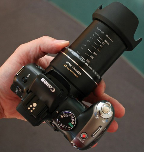 Canon Powershot SX20 IS (Fonte: www.graf.ge)