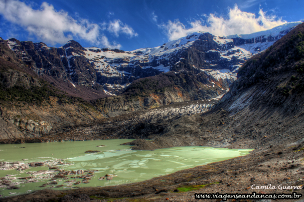 Lago de degelo do Cerro Tronador