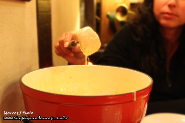 Fondue de queijo do La Marmite. Recomendamos!