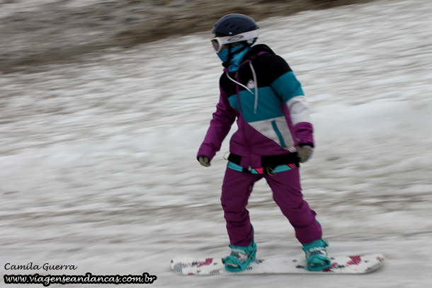 Snowboarder no Cerro Bayo, Villa La Angostura