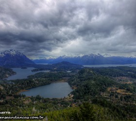 Parte da linda vista do Cerro Campanário, Bariloche