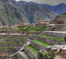 Ruínas da fortaleza de Ollantaytambo, Vale Sagrado dos Incas