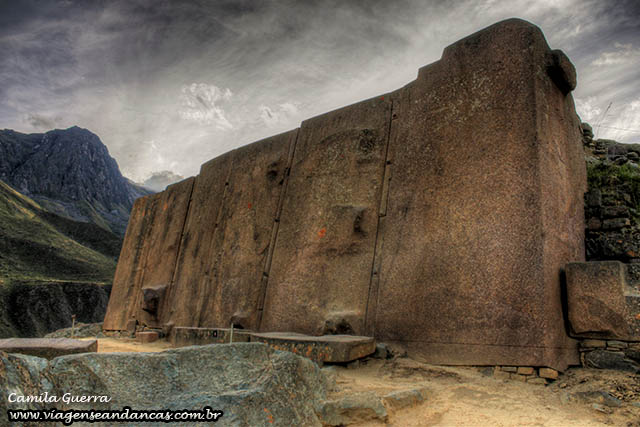 Templo do Sol de Ollantaytambo e seus seis monolitos enormes. É incrível!