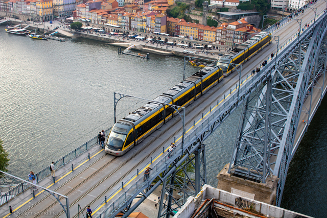 Parte de cima da Ponte D. Luíz I
