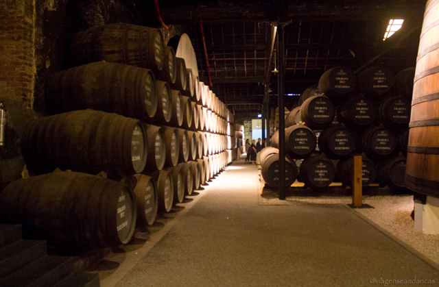 Barris de vinho do Porto na Graham's