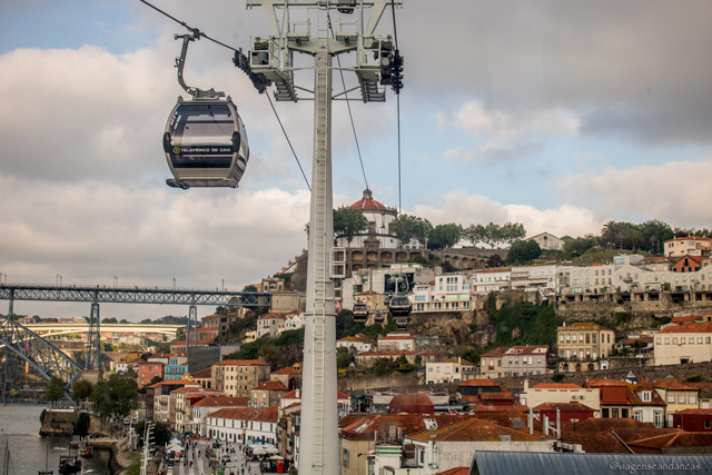 Teleférico de gaia. Caro, mas poupa os pés.