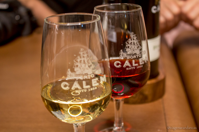 Porto branco e tawny na Cálem