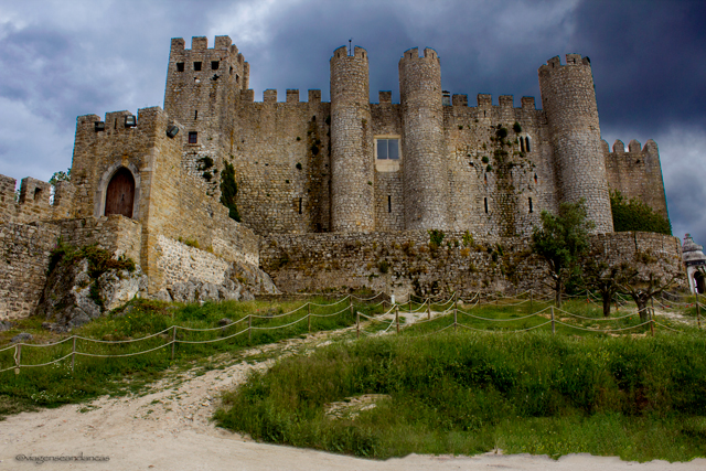 Castelo medieval de Óbidos, que atualmente hospeda uma pousada